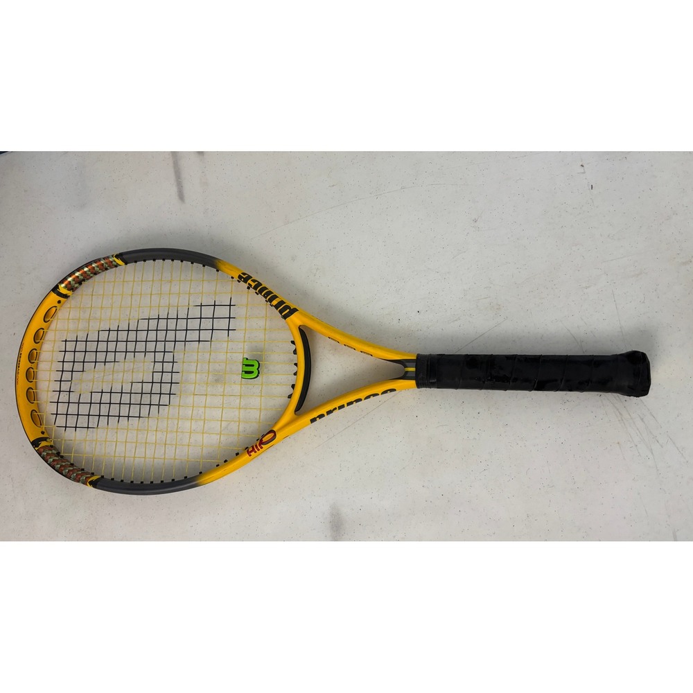 Prince Air O Oversize 110 Tennis Racquet 27" 4 3/8 Grip Yellow Graphite